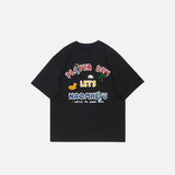 Niedliches, locker sitzendes T-Shirt mit Grafik