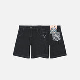 Embroidery Pockets Oversized Jorts