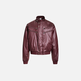 Y2K Winter Streetwear Stylische Piloten-Lederjacke