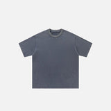 Oversized, locker geschnittenes, einfarbiges T-Shirt