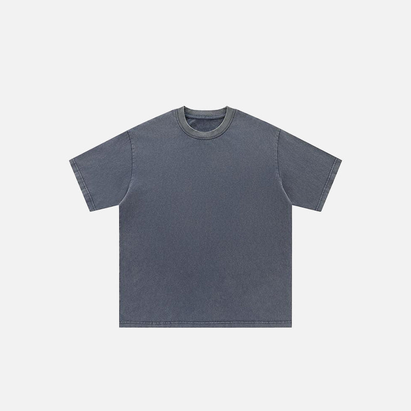 Oversized Loose Solid Color T-shirt