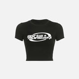 Crop top femme Y2K