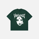 Vintage Gothic-T-Shirt für Damen