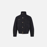 Veste utilitaire à col montant et boutons