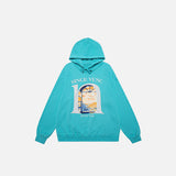 Sweat à capuche imprimé « Je t'aime »