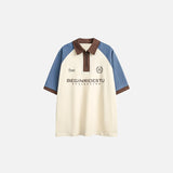 Color Block Racing Polo T-Shirt