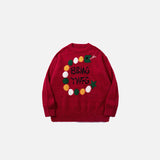 Cute Snake Wreath Sweater