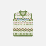 Y2k Fuzzy Star Twinkle Knitted Vest