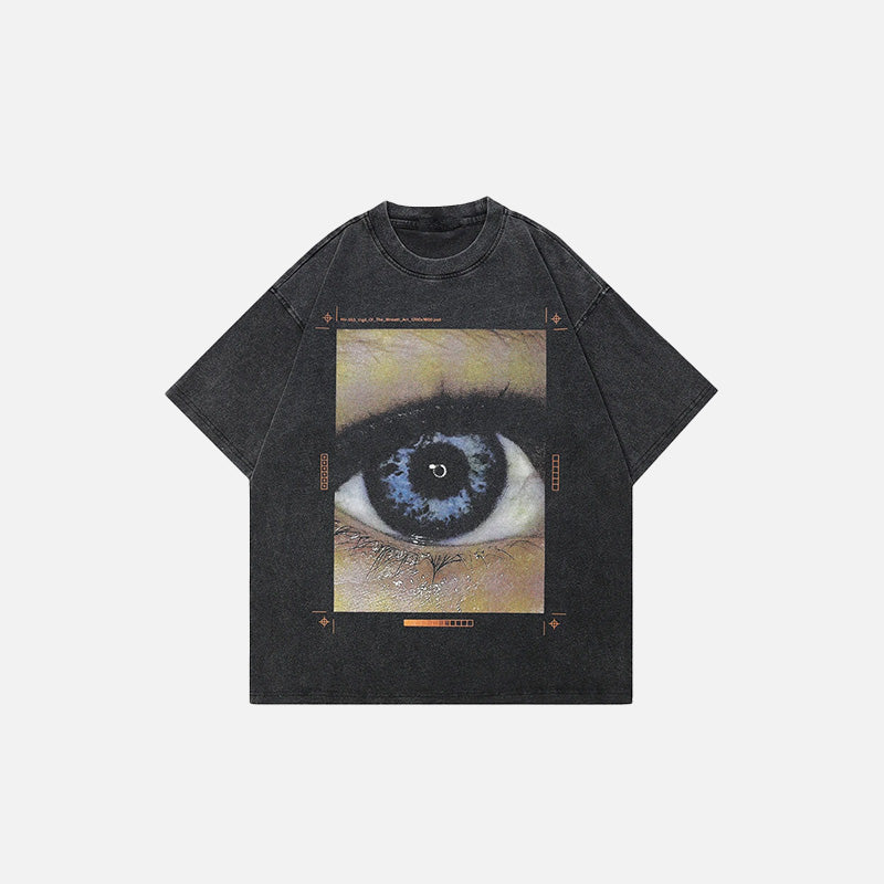 Vintage Washed Graphic Eye T-Shirt