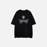 T-Shirt mit besticktem Buchstabenprint