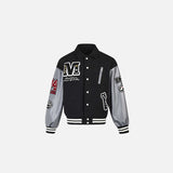 Veste universitaire patchwork