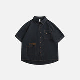 Chemise oversize unie