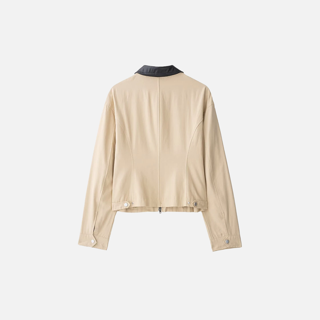 Men's Durable Slim Fit Zipper Lapel Jacket