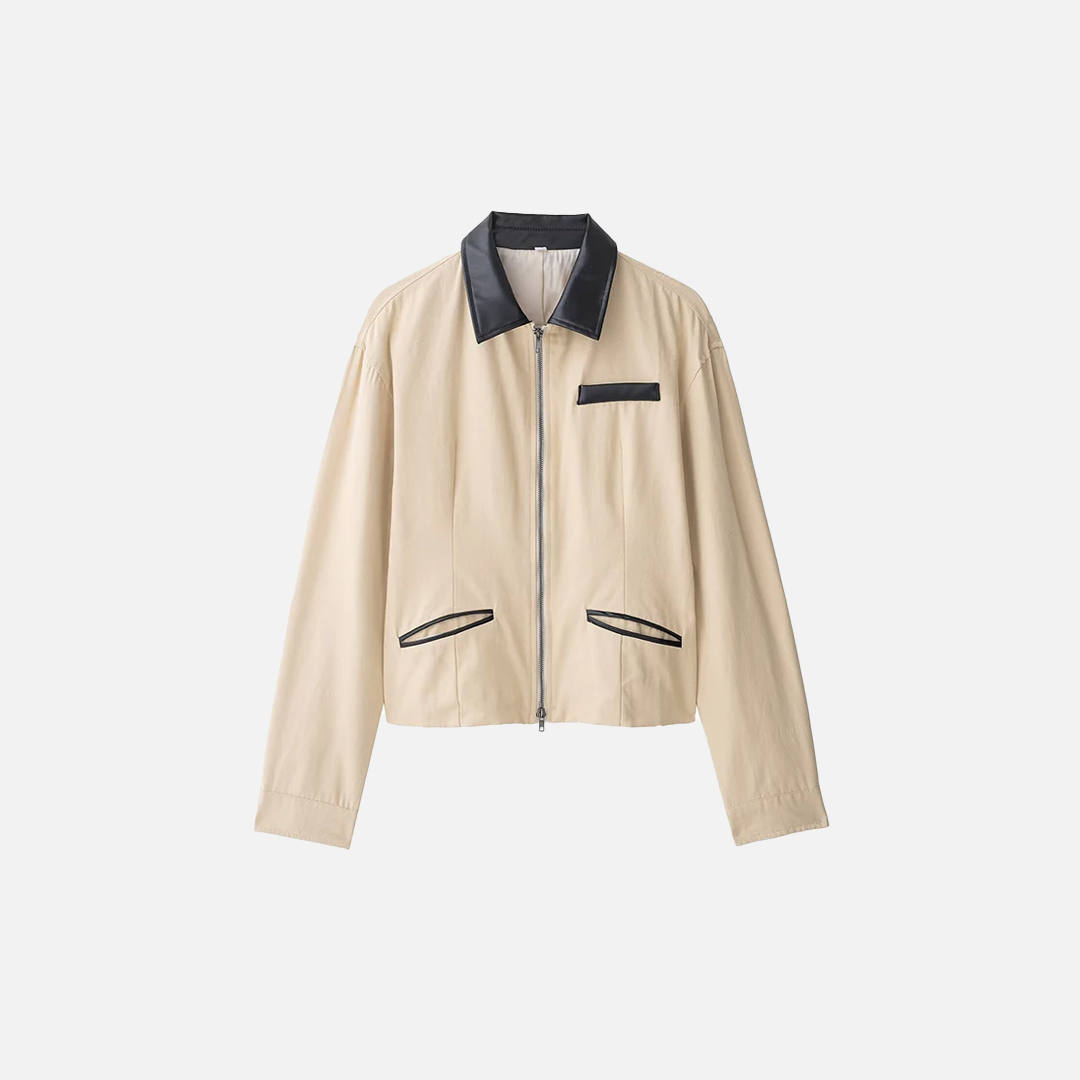 Men's Durable Slim Fit Zipper Lapel Jacket