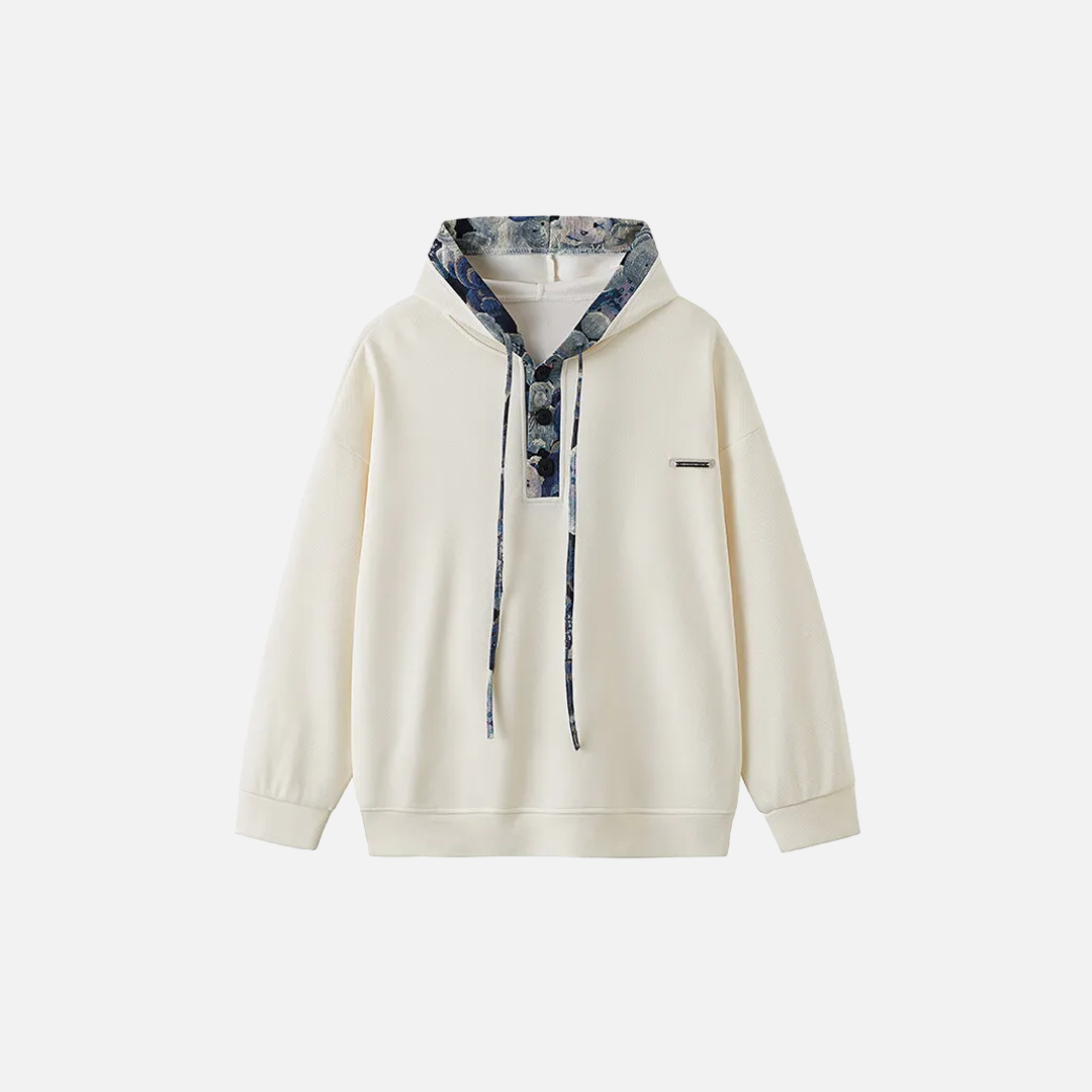 High-Quality Cozy Stand Collar Hooded Sweatshirt