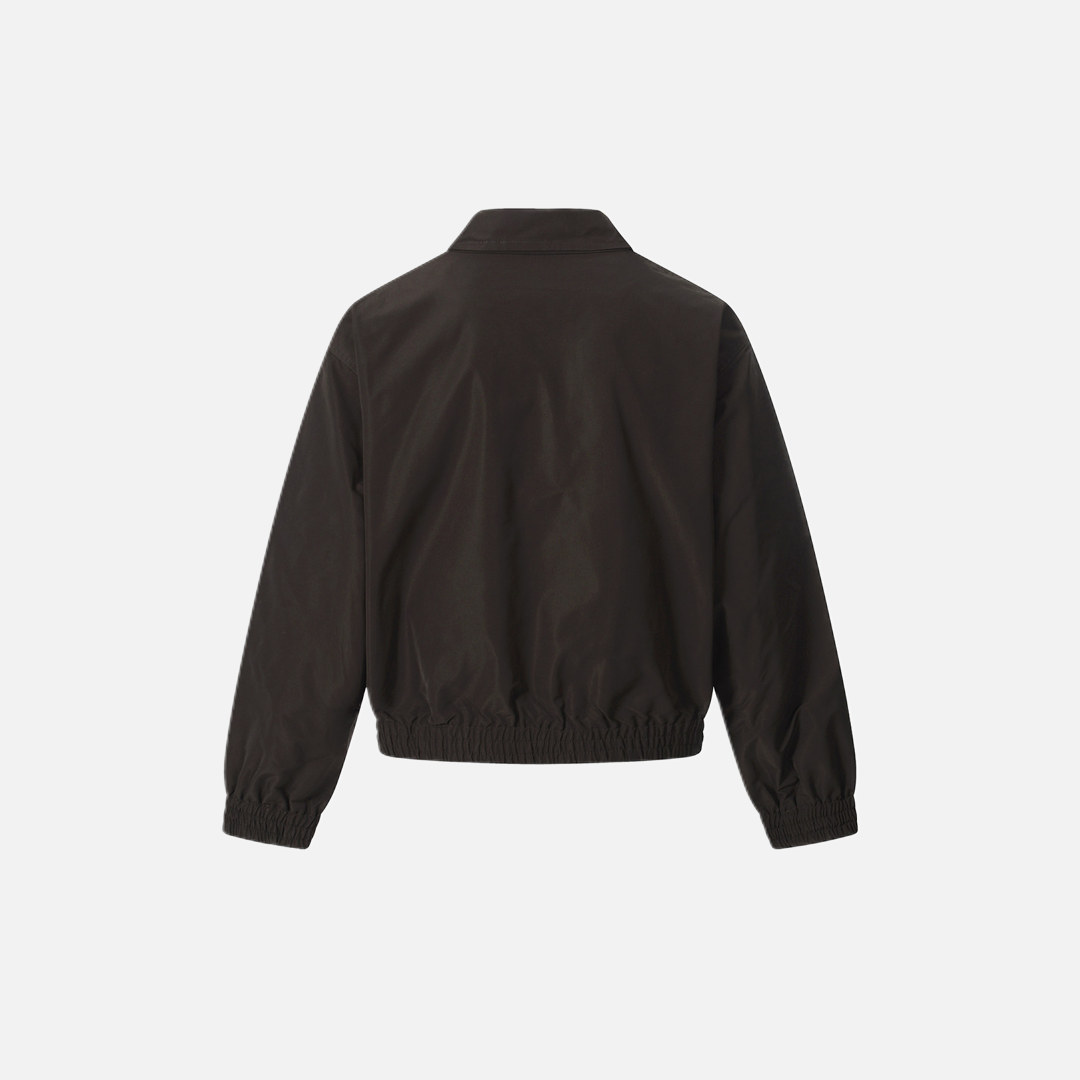 Veste pilote minimaliste vintage Cleanfit à poche zippée