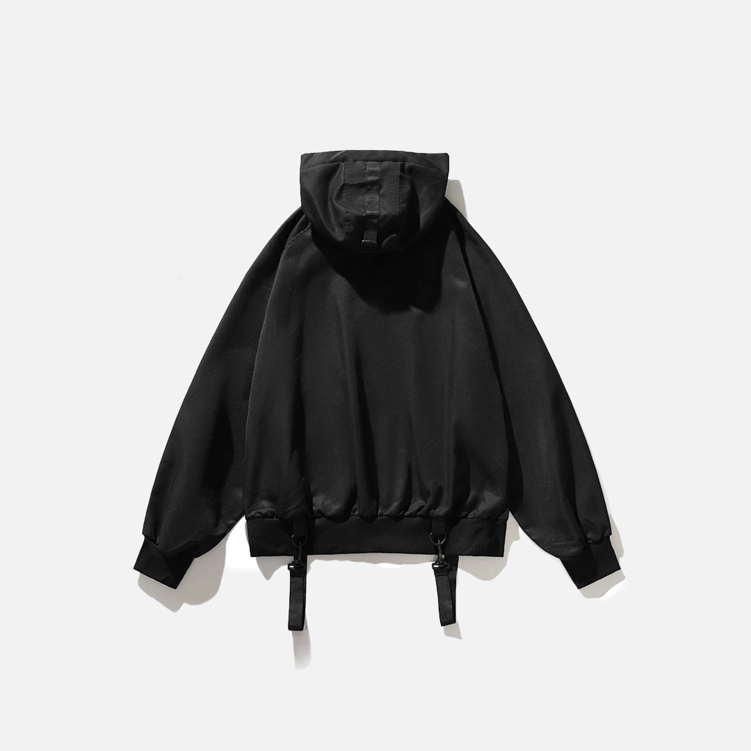 American High Collar Workwear Windbreaker Jacket