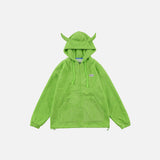 Kapuzenpullover mit Dämonenhörnern