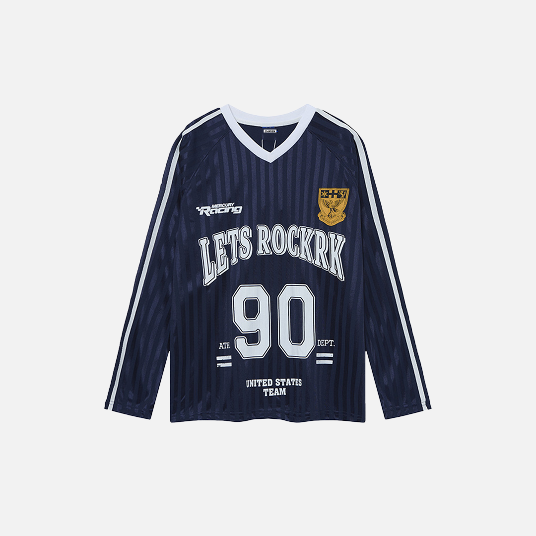 Y2K Stylish Letter Print Casual Long Sleeve T-Shirt