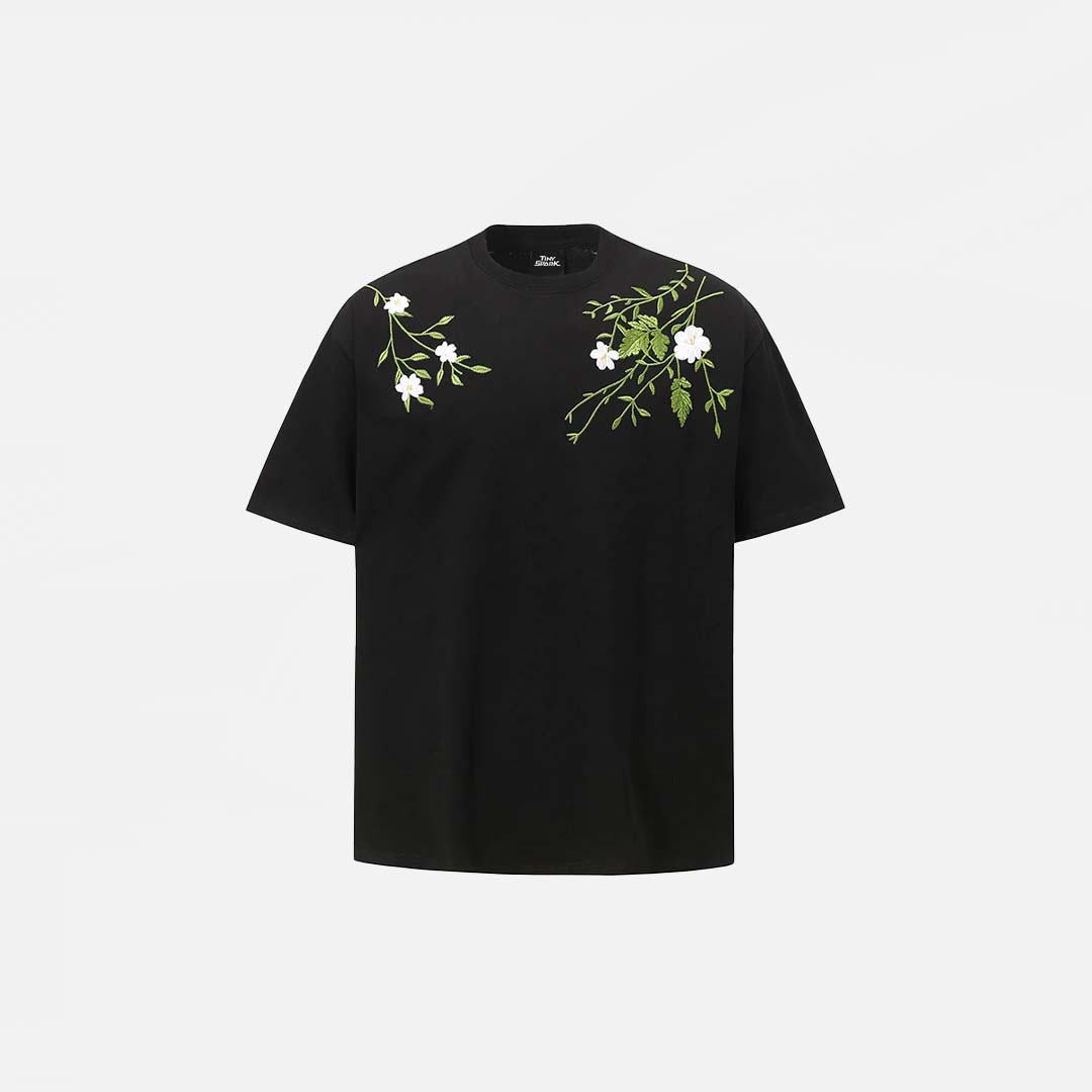 T-shirt à manches courtes brodé