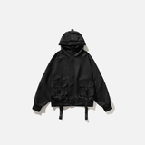 Amerikanische Arbeitsjacke mit hohem Kragen