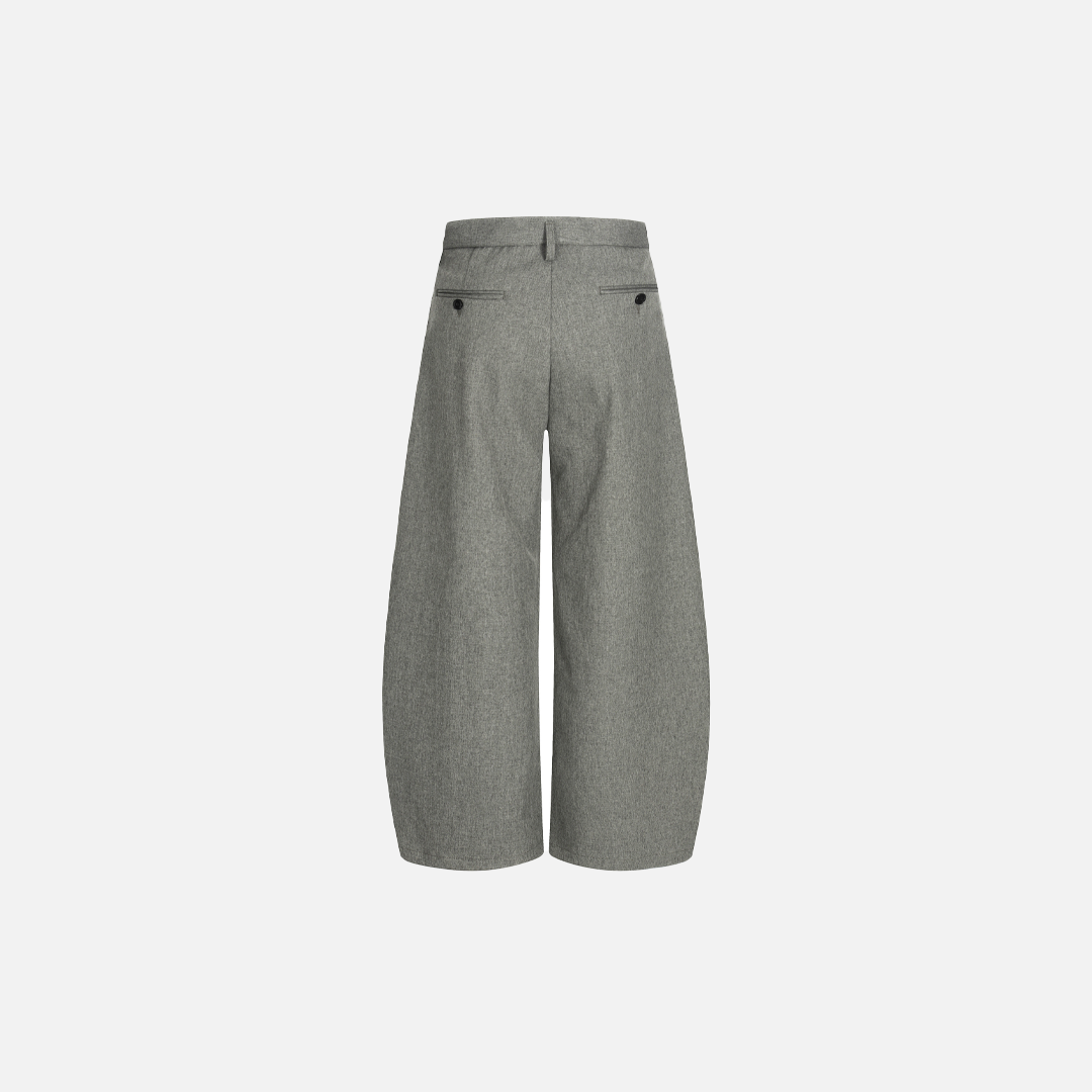 Investment Piece Pleated Wide Leg Classic Pants