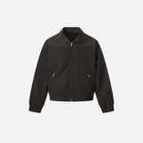 Vintage Cleanfit Minimalist Zip Pocket Pilot Jacket