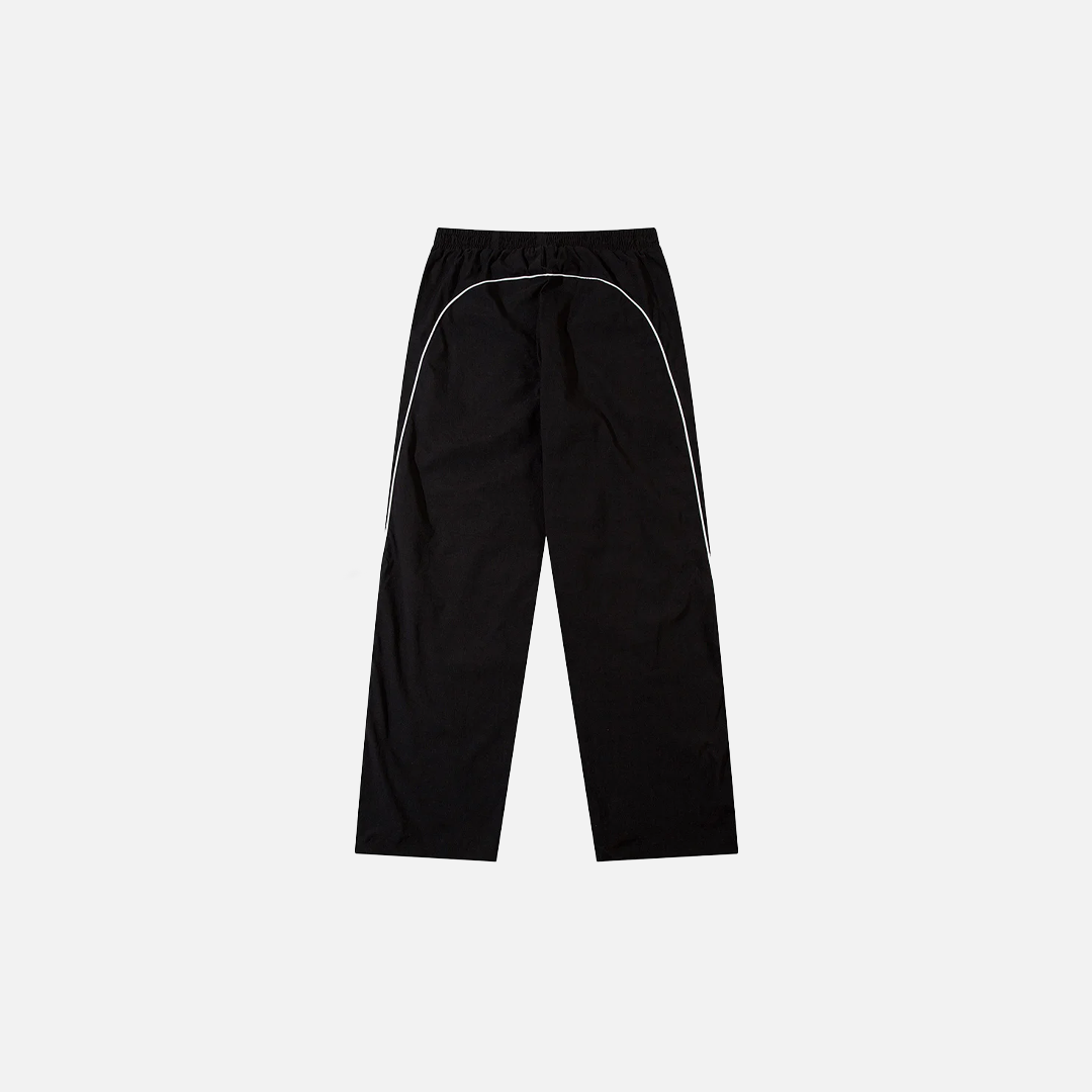 Sommerhose mit Kontrasteinsätzen und elastischem Bund