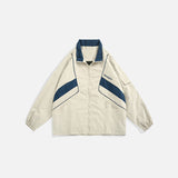 Jacke mit Reißverschluss und Umlegekragen