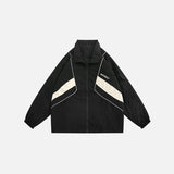 Jacke mit Reißverschluss und Umlegekragen