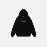 Y2K Breathable Retro Logo Print Casual Hoodie