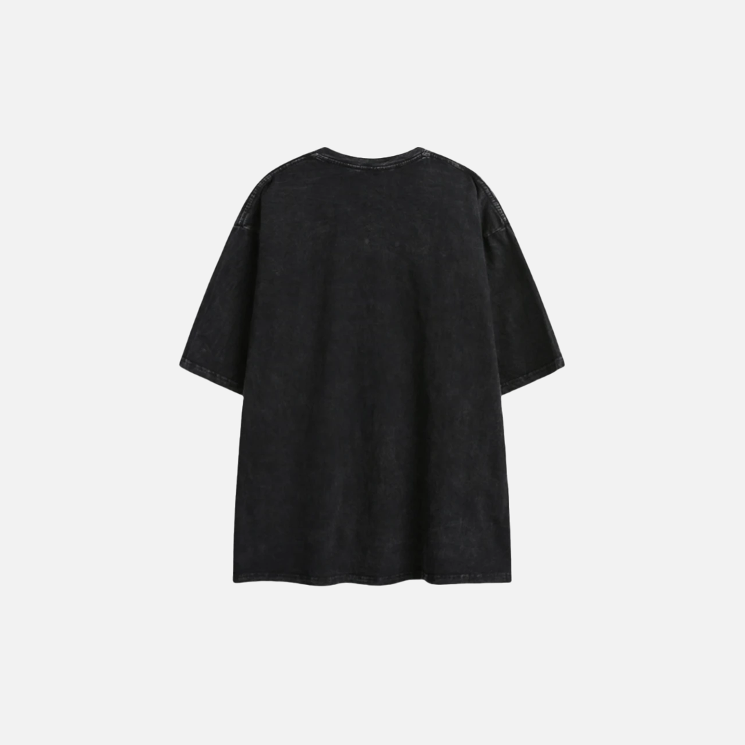 Y2K Versatile Black Hip Hop Letter Print T-Shirt