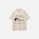フロッグウォッシュドクルーネックTシャツ