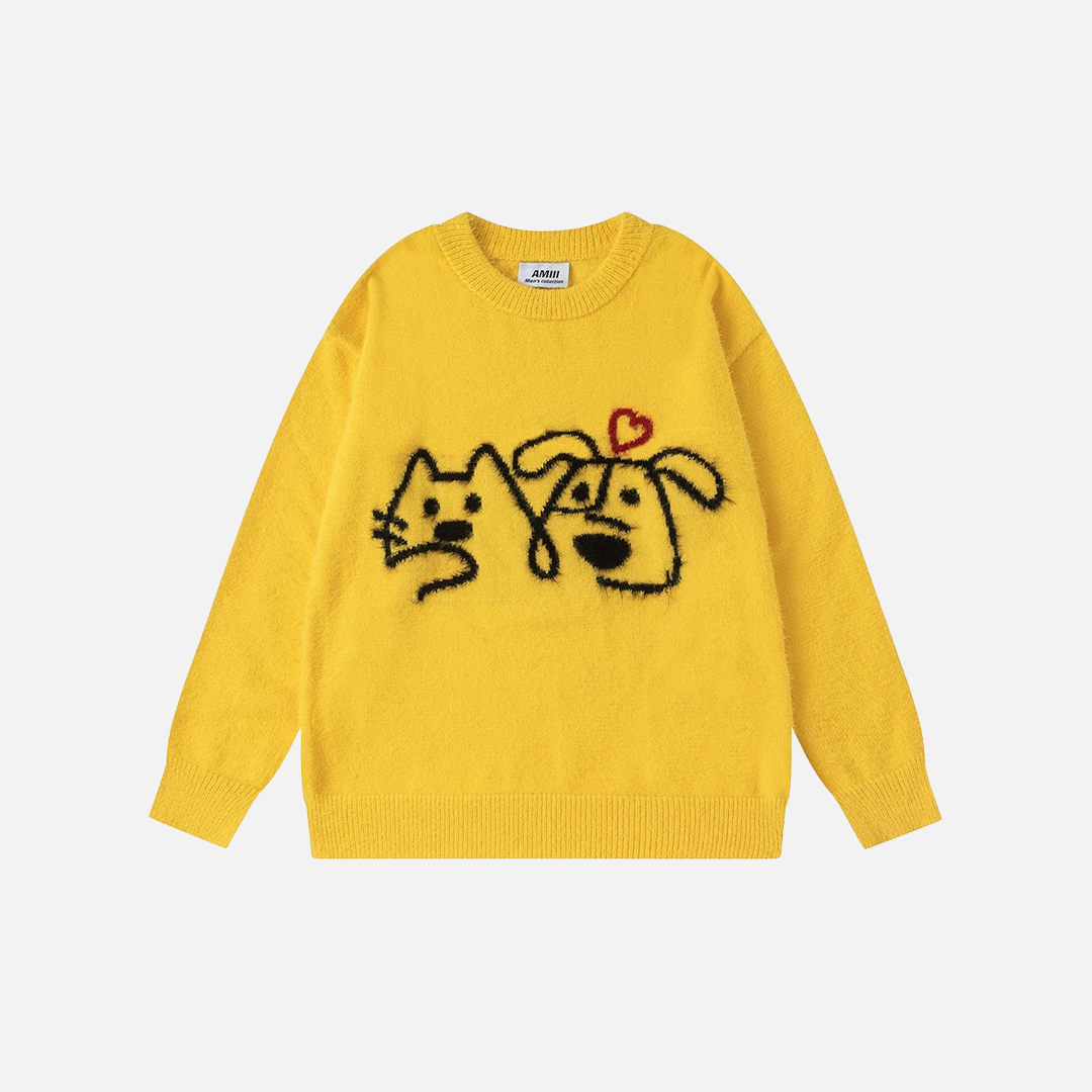 Pull hip-hop respirant oversize en maille ample