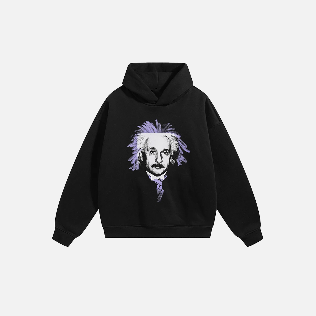 Eyanshtian Formula Graphic Print Hip Hop Hoodie