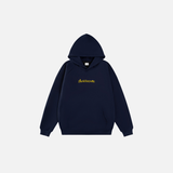 Y2K Breathable Retro Logo Print Casual Hoodie