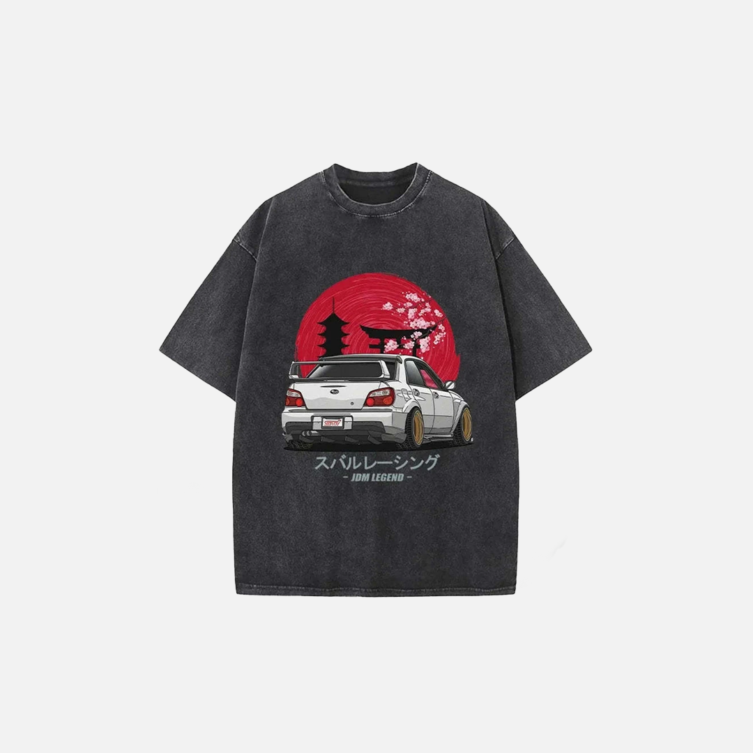 Washed Japanese Racing Car T-Shirt