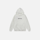 Y2K Breathable Retro Logo Print Casual Hoodie