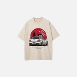 Washed Japanese Racing Car T-Shirt