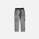 Pantalon cargo à boutons croisés sur le côté
