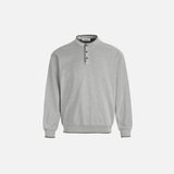 Breathable Stylish Loose Fit Button-Up Sweatshirt