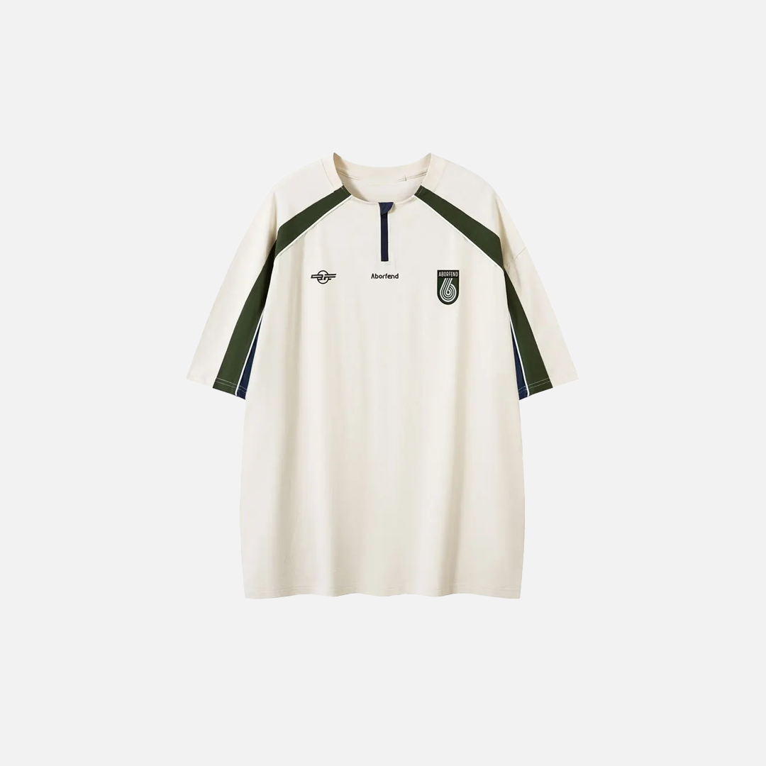 Breathable Y2K Hip Hop Patchwork Racing T-Shirt