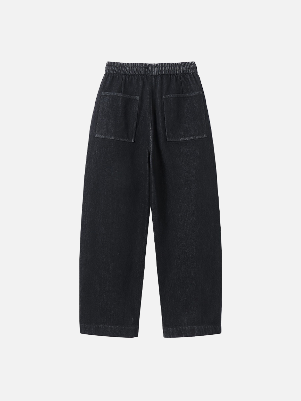 Cozy Y2K Loose Fit Fleece-Lined Jeans