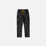 Pantalon cargo à boutons croisés sur le côté