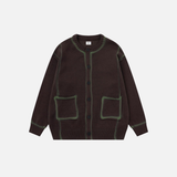 Schicker, trendiger Oversize-Strickcardigan für Herren