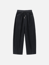 Gemütliche, locker sitzende Jeans im Y2K-Stil mit Fleecefutter