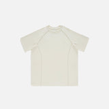 Locker geschnittenes Patchwork-Oversize-T-Shirt