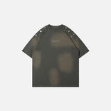 T-shirt vintage ample punk délavé