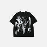Y2K-Gothic-Grafik-T-Shirt