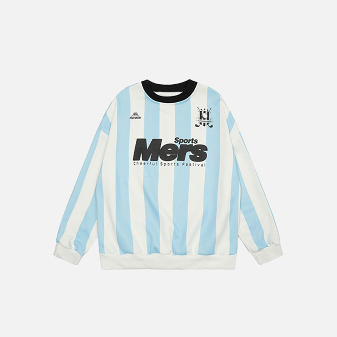 High Sports Streifen-T-Shirt